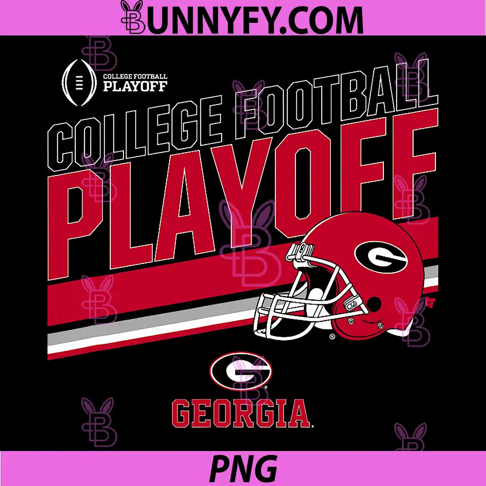 Georgia Bulldogs PNG, College Football Playoff Stripe 2025 PNG