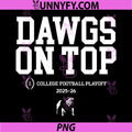 Georgia Bulldogs PNG, College Football Playoff Text Slogan 2025 PNG