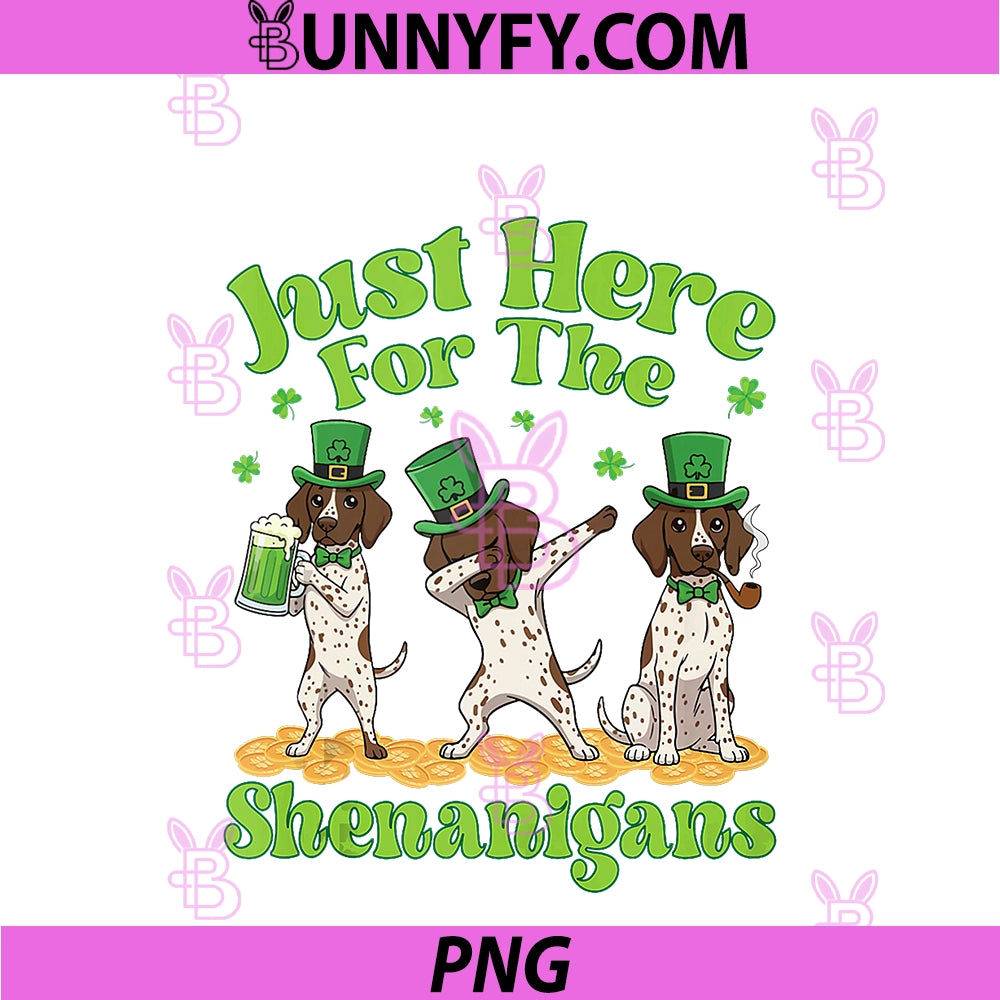German Shorthaired PNG, Pointer Dog Just Here For The Shenanigans PNG