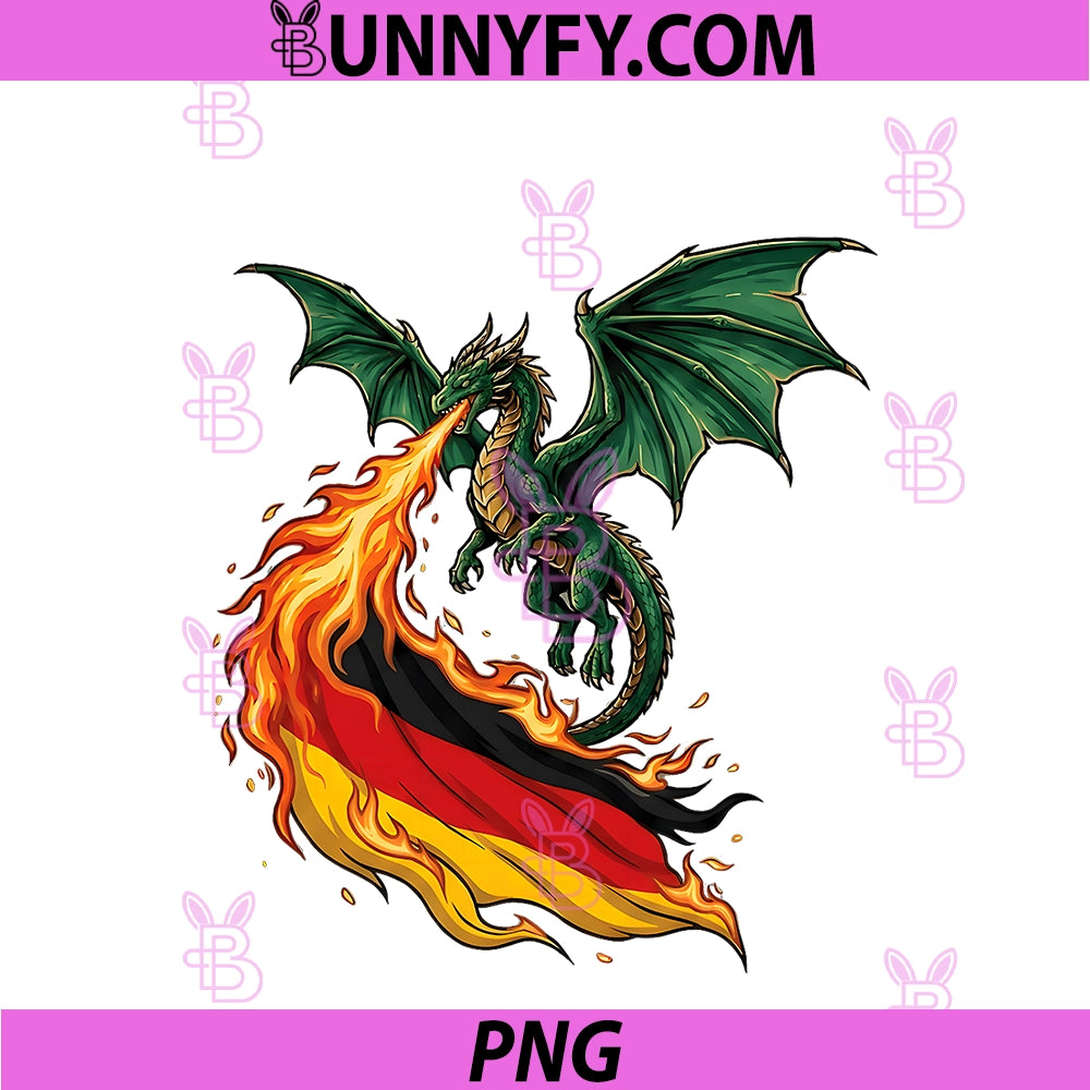 Germany PNG, Dragon Flag PNG
