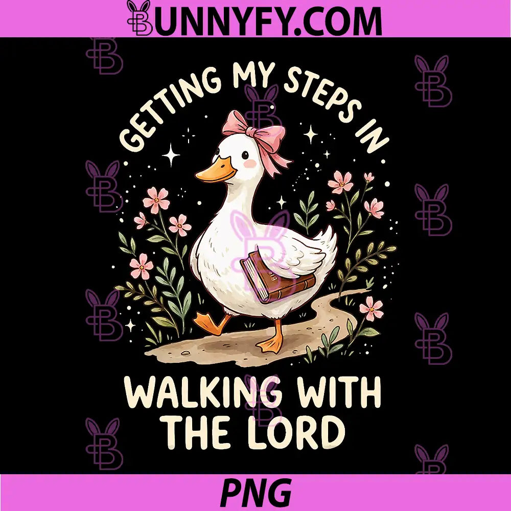 Getting My Steps in Walking with The Lord PNG, Getting My Steps PNG 
