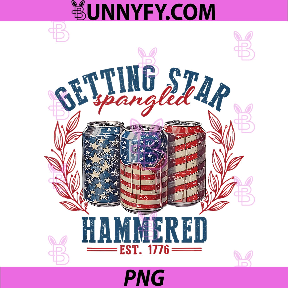 Getting Star Spangled Hammered Freedom Patriotic PNG, 4th Of July PNG