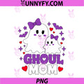 Ghoul Mom PNG, Mother Baby Ghost Halloween Graphic PNG