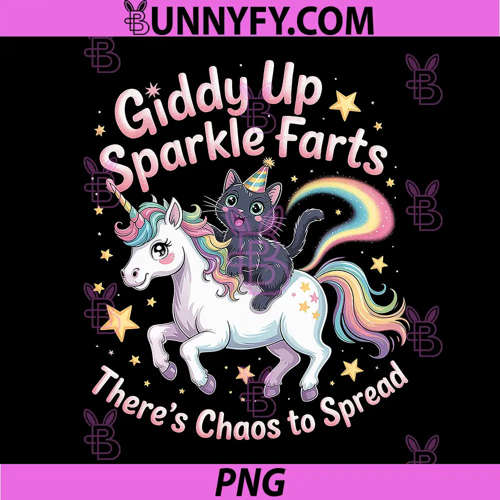 Giddy Up Sparkle Farts PNG, There's Chaos to Spread PNG