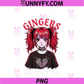 Gingers Are People Too Redhead E-Girl Anime Punk PNG