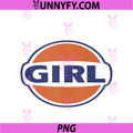 Girl Logo PNG, Costume Retro Movie 90s PNG