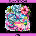Girls Trip 2026 Aloha Hawaii PNG, Beach Summer Vacation Funny PNG