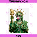 Glam Statue Of Liberty PNG, Glitzy Patriotic Bling PNG