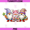 Gnome Easter Egg Hunt PNG, Matching Family Gnome Happy Easter Day PNG