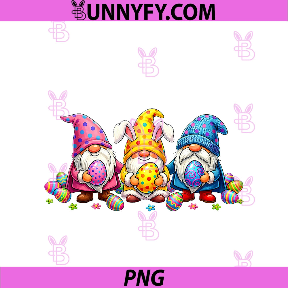 Gnome Easter Egg Hunt PNG, Gnome Happy Easter PNG
