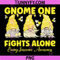 Gnome One Fights Alone PNG, Yellow Ewing Sarcoma Awareness PNG