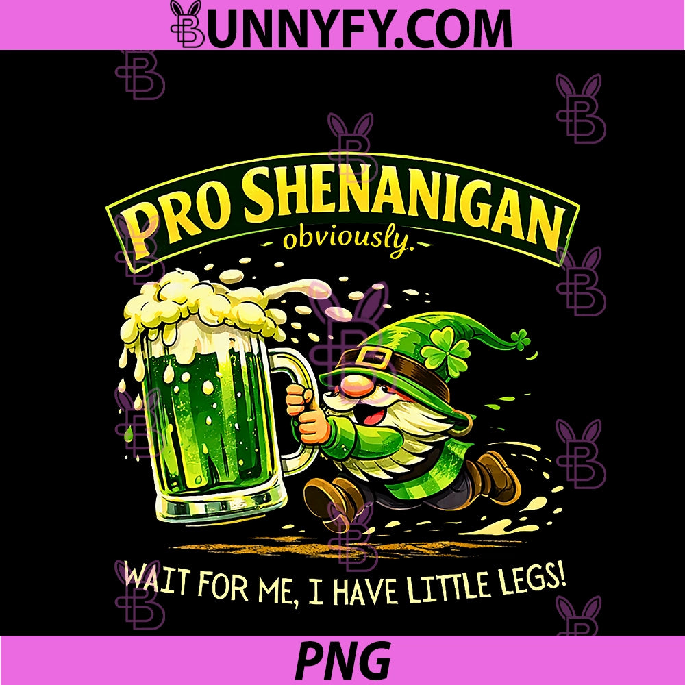 Gnome Wait For Me I Got Little Legs Humor PNG, Funny Running Joke PNG
