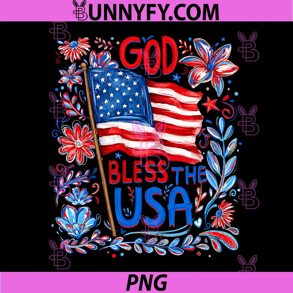 God Bless The USA American PNG, 1776-2026 250 Years 4th of July PNG