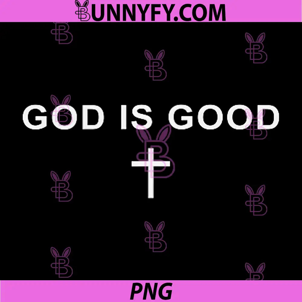 God is Good PNG, Cross Christian Minimalist Religious Faith PNG