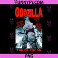 Godzilla King of The Monsters PNG, Tokyo Japan Red Text Movie PNG