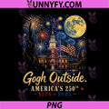 Gogh Outside Americas 250th PNG, 1776 2026 Starry Night USA PNG