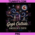 Gogh Outside Americas 250th PNG, 1776 2026 Starry Night USA PNG