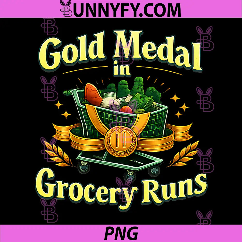 Gold Medal in Grocery Runs PNG, Local Pride Badge PNG