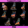 Golden Retriever Dog Americas PNG Bundle, 250th Anniversary 1776 2026 PNG