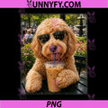 Goldendoodle Drinking iced Coffee PNG, Pet Lover Club PNG