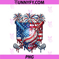 Golf Costume Dripped 4th Of July Matching Player Lover PNG