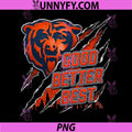 Good Better Best Bear Claw Design PNG, Motivational Sports Mascot PNG