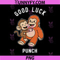 Good Luck Punch PNG, Cute Monkey Macaque PNG, Japan Orangutan PNG