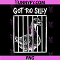 Got Too Silly PNG, Caged Goose Funny Bird PNG 