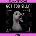 Got Too Silly Goose Meme Funny PNG, Goose Pun Humor PNG