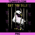 Got Too Silly Goose Meme PNG, Funny Goose PNG