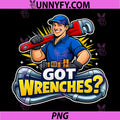 Got Wrenches PNG, Plumber Pipe Pun Cartoon Wrench Graphic PNG