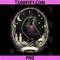 Gothic Raven Vintage PNG, Illustration of gothic PNG