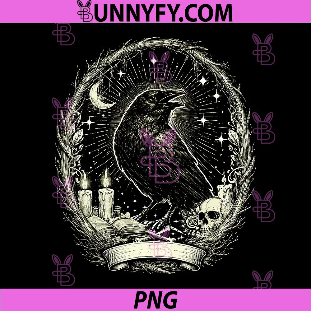 Gothic Raven Vintage PNG, Illustration of gothic PNG