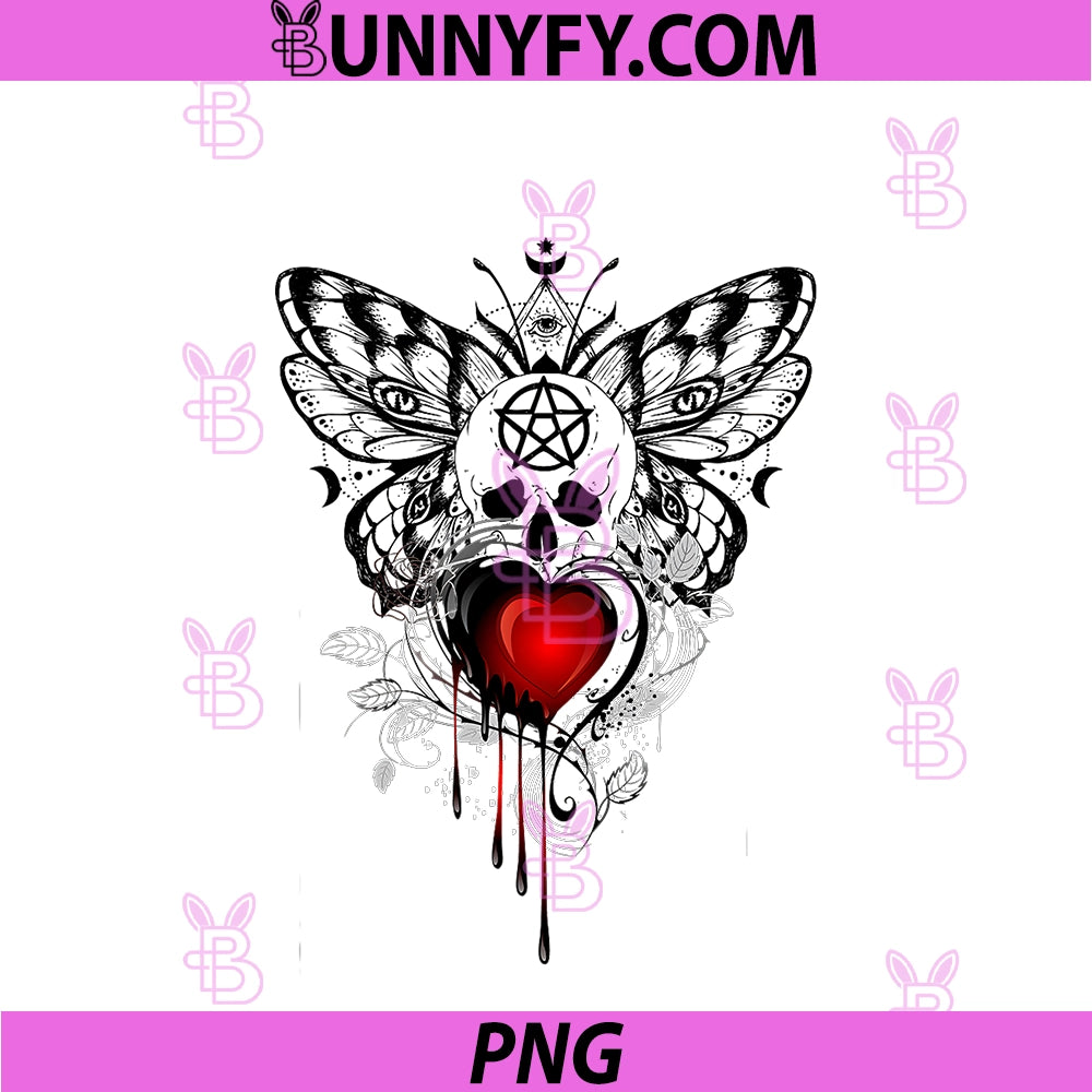 Gothic Wicca Goth Occult Skullmystic Eye PNG, Scarab Flowers PNG