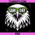 Game Day Eagle Sunglasses Graphic PNG, Cool Hawk Sports Fan Design PNG