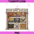 Greek Mythology Epic Sagas PNG, Odyssey Ithaca Thunder Retro PNG