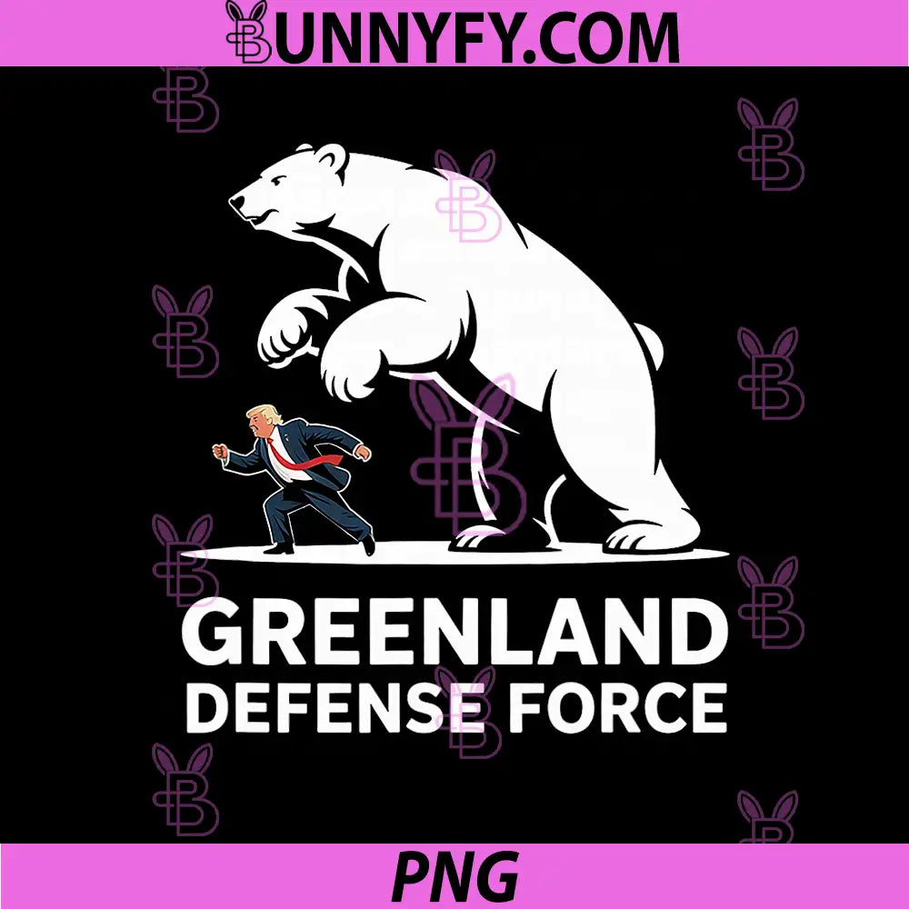Greenland Defense Force PNG, Funny Political PNG