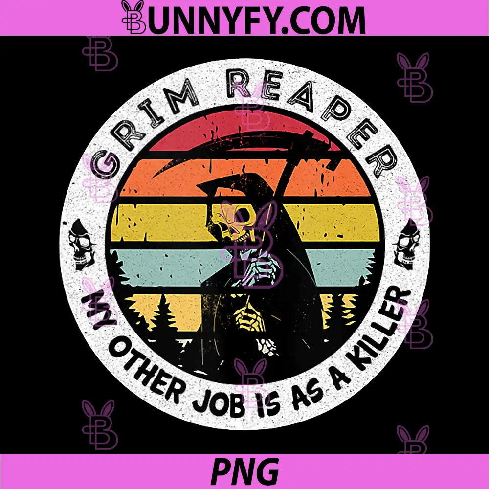 Grim Reaper PNG, My Other Job is As a Killer PNG