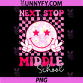 Groovy Next Stop Middle School PNG, Elementary School Graduation PNG