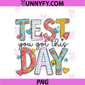 Groovy Test Day PNG, Rock The Test You Got This Teacher Student PNG