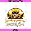 Groundhog Prediction Endless Fun PNG, Local Pride Badge PNG