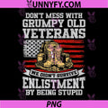 Grumpy Old Veteran Us Flag PNG, Vet Disgruntled Veteran PNG