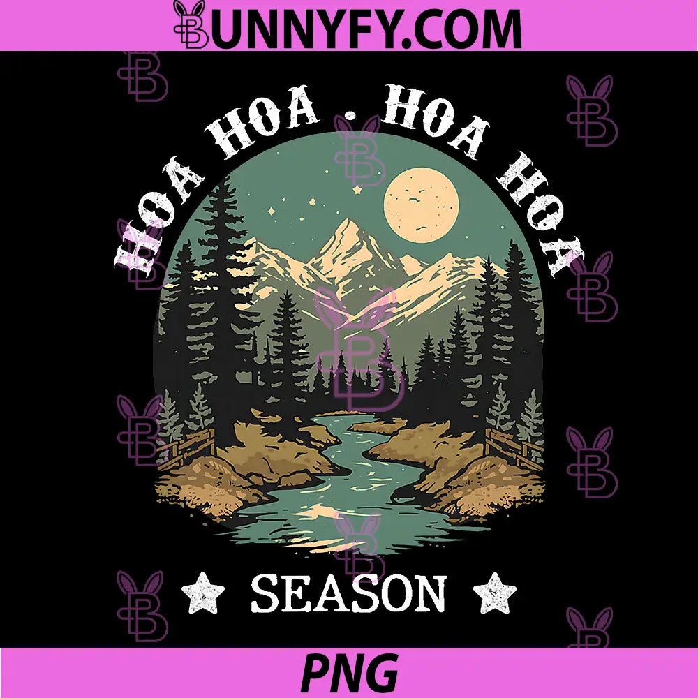 HOA Cozy Season PNG, Lover Pine Forest Twilight Nature Vibes PNG