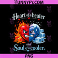 HVAC Thermostat Humor Heart Of A Heater PNG, Soul Cooler PNG