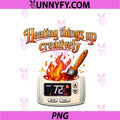HVAC Thermostat Humor PNG, Heating Things Up Creatively PNG