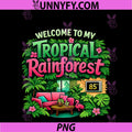 HVAC Thermostat PNG, Humor Tropical Rainforest Living Room PNG
