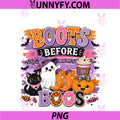 Halloween Cowgirl Boots Before Boos PNG, Western Country Girl Boo PNG
