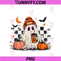 Halloween Spooky Ghost PNG, Coffee Pumpkin Skull PNG