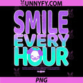 Smile Every Hour PNG, Positive Daily Reminder Quote Design PNG