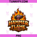 Hammer And Flame PNG, Forged Bold Coppersmith Artisan PNG